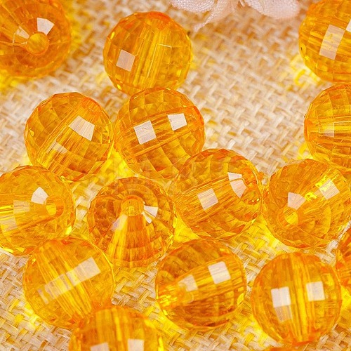 Transparent Acrylic Beads TACR-NH0001-G-04-1