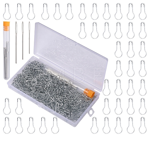 Iron Locking Stitch Marker & Big Eye Needle Kits PW-WGE3C92-03-1