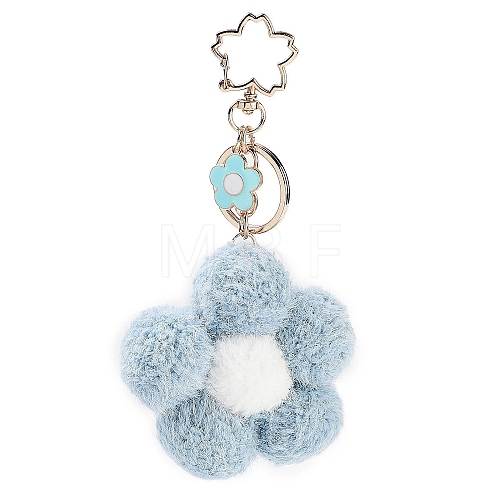 Flower Plush Pendant Keychain KEYC-F039-03-1