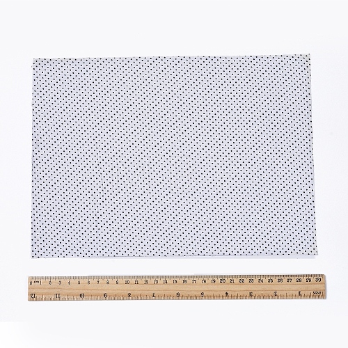 Polka Dot Pattern  Printed A4 Polyester Fabric Sheets DIY-WH0158-63A-01-1