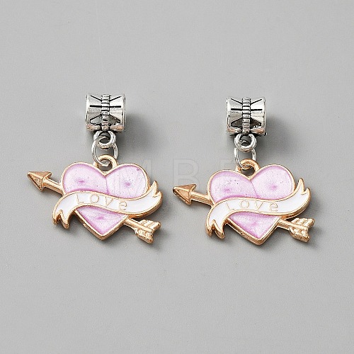 Alloy Enamel European Dangle Charms ENAM-TAC0021-01D-1