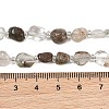 Natural Green Lodolite Quartz/Garden Quartz/Green Phantom Quartz Beads Strands GG-CBA3A44-C05-01-4
