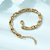 5.5MM 304 Stainless Steel Twisted Oval Link Chain Bracelets for Man and Women SA-CBAB767-17C-G-2