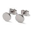 304 Stainless Steel Stud Earrings for Women EJEW-F325-01A-P-1