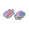Ion Plating(IP) 304 Stainless Steel Pendants STAS-L268-035MC-3