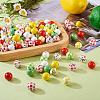 140Pcs 10 Styles Natural Wooden Beads Set WOOD-TA0001-76-16