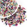 Baking Paint Pearlized Glass Pearl Beads X1-HY-Q003-3mm-M01-1