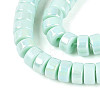 AB Color Plated Opaque Glass Beads Strands GLAA-T026-3x6mm-P04-3