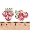 Fruit Theme Transparent Epoxy Resin Cabochons RESI-XCP0002-64B-3