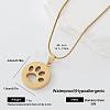 304 Stainless Steel Pendant Necklaces for Women OQ4626-3-1