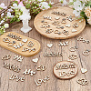 1 Set Valentine's Day Wood Sheets WOOD-SP0001-97-4