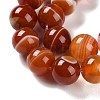 Natural Striped Agate/Banded Agate Beads Strands X-G-Z060-A01-C05-4