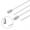 Tarnish Resistant 304 Stainless Steel Brooch Findings LS-X-STAS-S066-01-3