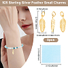 5Pcs 925 Sterling Silver Pendants STER-BBC0009-72-2