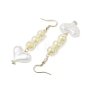 Round & Heart Acrylic Beads Bracelet & Dangle Earring Set SJEW-JS01301-5