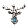Synthetic Turquoise Big Pendants STAS-A109-01AS-1