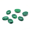 Synthetic Malachite Gemstone Cabochons G-T020-18x25mm-21-1