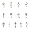 Tibetan Style Alloy Key Pendants TIBEP-X0001-02-AS-1