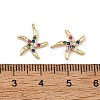 SHEGRACE Brass Colorful Cubic Zirconia Charms XGRQ3P172-599G-3