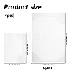 Transparent PVC Book Cover OFST-WH0004-105A-2
