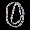 Electroplated Glass Beads EGLA-H002-A-17-2