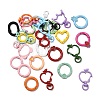 Spray Painted Alloy Clasps Set FIND-XCP0002-44-1