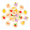 60Pcs 6 Style Opaque Resin Decoden Cabochons CRES-CJ0001-50-3