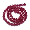 Natural Red Corundum/Ruby Beads Strands G-G106-C13-05-2