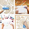 PET Hollow Out Drawing Painting Stencils DIY-WH0406-0004-4
