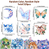 120Pcs 20 Styles PET Adhesive Waterproof Stickers Set STIC-SP0001-13-2