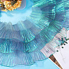 5 Yards Polyester Ruffled Ribbon OCOR-TA0004-06C-7