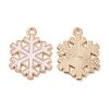 Christmas Light Gold Tone Alloy Enamel Pendants FIND-C031-02KCG-01-1