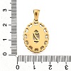 Golden 304 Stainless Steel Pendants STAS-K300-02G-Z-3