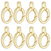 8Pcs Brass Spring Gate Rings KK-BBC0028-43G-7