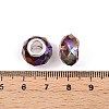 Transparent Glass European Beads GPDL-N004-D14mm-A08-3