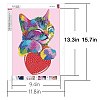 Cat Shape DIY Diamond Painting Kits PW-WG56687-02-2