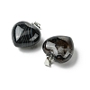 Natural Banded Agate Pendants G-F820-10A-13-2