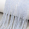 Natural Blue Lace Agate Beads Strands G-K185-04-2