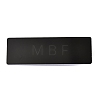 Plastic Blank Name Badge ID Tag with Iron Pins KY-D024-01A-2