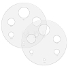 Acrylic Measuring Tool for Doll Craft Eyes TOOL-WH0155-110B-03-1