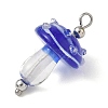304 Stainless Steel with Handmade Bumpy Lampwork Pendants LA-CBA4231-01C-P-2