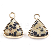 Natural Dalmatian Jasper Pendants G-S344-10B-2