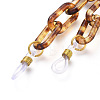 Aluminum Paperclip Chain Eyeglasses Chains X-AJEW-EH00030-2