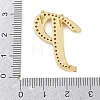 Brass Micro Pave Clear Cubic Zirconia Pendants CU-CBA8481-01G-P-3