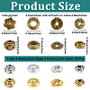 240Pcs 12 Styles Tibetan Style Alloy Spacer Beads TIBE-SC0002-59C-2