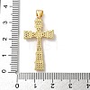 Brass Micro Pave Cubic Zirconia Pendants KK-A212-07E-G-3