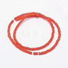 Opaque Glass Beads Strands LS-EGLA-J144-NB03-2