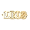 Hollow Brass Connector Charms KK-CBAE532-01A-G-1
