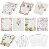 120Pcs 4 Styles Necklace and Earrings Display Cards DIY-AR0002-30-1