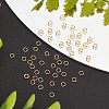 500Pcs Electroplated Stainless Steel Open Jump Ring STAS-CN0001-19-6